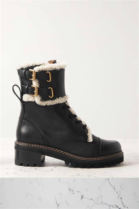 see by CHLOE. shearling boots